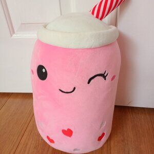 Pink Boba Plushie Squishy (Walmart)